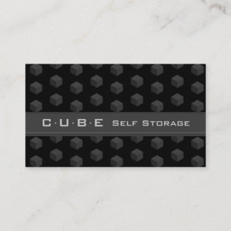 Boîte de Carte de visite de stockage noir gris 3D