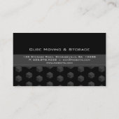 Boîte de Carte de visite de stockage noir gris 3D (Dos)