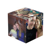 Boîte de cube en photo personnalisée par amusement (Angle arrière)
