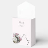 Boite de mariage catholique rose et blanc (Ouvert)