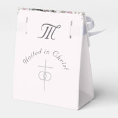 Boite de mariage catholique rose et blanc (Arrière)