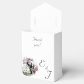 Boite de mariage catholique rose et blanc (Ouvert)