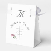 Boite de mariage catholique rose et blanc (Arrière)