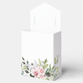 Boite de mariage rose vif verdoyante (Ouvert)