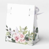 Boite de mariage rose vif verdoyante (Arrière)