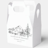 Boite de mariage rustique Mountain Woodland (Ouvrir)