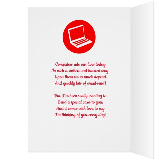 Boîte de messagerie rouge Penser à votre message (Intérieur (Gauche))