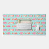 Boîte de poisson d'été côtier nom personnalisé (Clavier et souris)