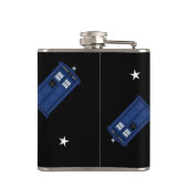 Boîte de police bleue plus grande sur le flacon (Dos)