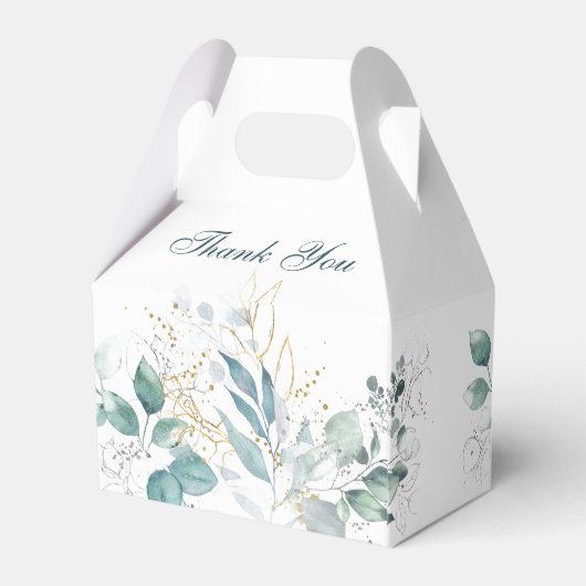 Boite de préférence de mariage aquarelle (Arrière)