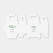 Boite de préférence de mariage de la branche d'oli (Déplié)