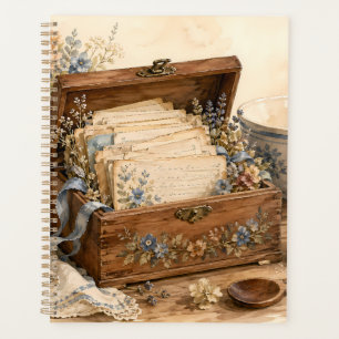 Boîte de recettes anciennes Cuisine de cottage