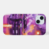 Boîte de téléphone Synthwave Retro Future Hyper Ca (Verso Horizontal)