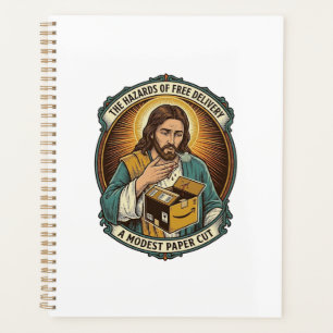 Boîte en carton Jésus Papier Coupé Doigt Douleur H