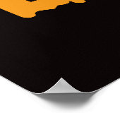 Boite Feuille Halloween Décor Drôle Fantôme Poster (Coin)