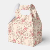 Boite Gable personnalisée en fleurs de cerisier ro (Arrière)