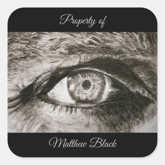 Boite Personnalisé Étiquette de propriété pour liv (Devant)