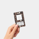 Boîte personnalisée de Badge de Chocolats (À main)