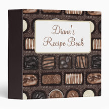 Boîte personnalisée de Classeur de recettes de cho