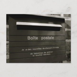 Boite postale briefkaart