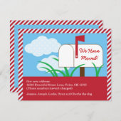 Boîte postale - Carte déplacée (Devant / Derrière)