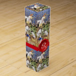 BOITE POUR BOUTEILLE DE VIN VIN VINEYARD VIN VIN, MONOGRAPHIE DE SCEAU ROUGE D<br><div class="desc">Ancien Moyen Age Italien miniature de la vendange de vin.Scène rurale classique.Beaux raisins rouges suspendus,  vignes,  feuilles vertes.Partie de "Fruits de saison".Ce design classe est parfait pour les nutritionnistes,  diététistes,  traiteurs,  service alimentaire,  préparation ou restaurant,  restauration,  industrie vinicole</div>