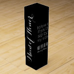 Boite Pour Bouteille De Vin Vous serez ma domestique de boîte-cadeau<br><div class="desc">Serez-vous ma domestique d'honneur/de dame de honneur ? - boîte-cadeau nuptiale drôle et à la mode de partie pour l'invitation de vin.</div>