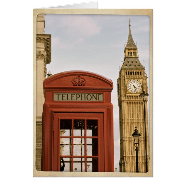 Boîte téléphonique et tour de Big Ben (Devant)