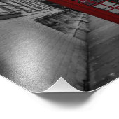 Boîte téléphonique rouge à imprimer photo à Londre (Coin)