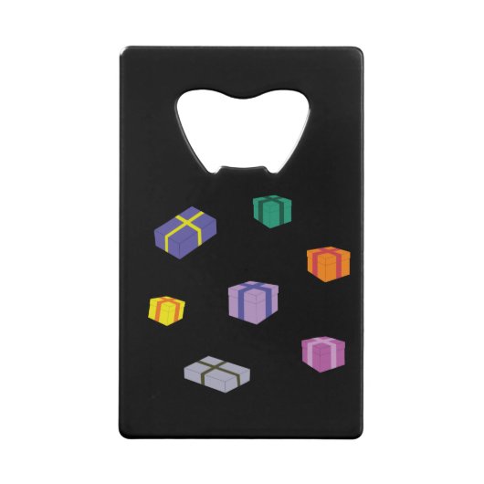 Boîtes cadeaux colorées (Devant)