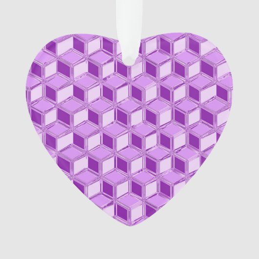 Boîtes Chrome 3-d - violet violet (devant)