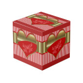 Boîtes de coeur Cube photo (Angle devant)