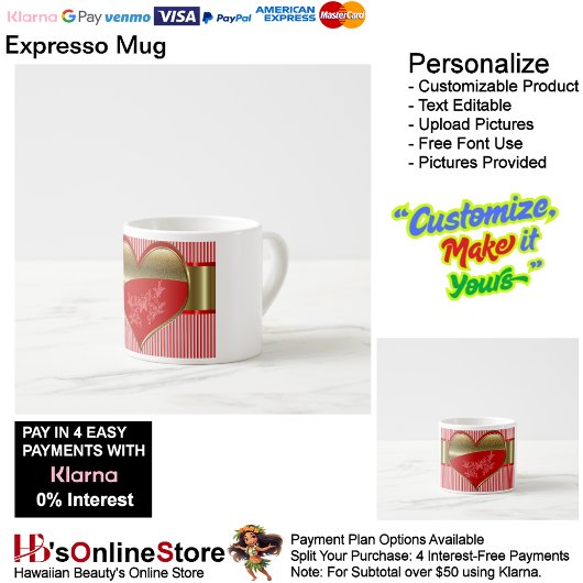 Boîtes de coeur Expresso Mug