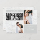 BOÎTES EN MARBRE ENREGISTRER LA CARTE DE DATE (Devant / Derrière)