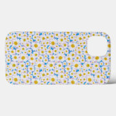 Boîtier Air iPad-Mate Coque : Ditzy White Daisies (Verso (horizontal))