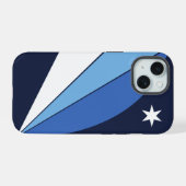 Boîtier Apple iPhone 15 Case-Mate avec le drapeau (Verso Horizontal)
