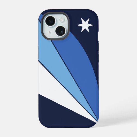 Boîtier Apple iPhone 15 Case-Mate avec le drapeau (Verso)