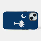 Boîtier Apple iPhone 15 Case-Mate avec le drapeau (Verso Horizontal)