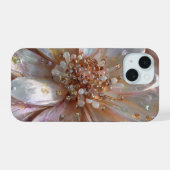 Boîtier Apple iPhone 15 Crystal Floral Design (Verso Horizontal)