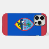Boîtier Apple iPhone 15 Pro Max, drapeau de Guam (Verso Horizontal)
