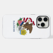 Boîtier Apple iPhone 15 Pro Max, drapeau de l'Illi (Verso Horizontal)