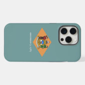 Boîtier Apple iPhone 15 Pro Max, drapeau du Delawa (Verso Horizontal)