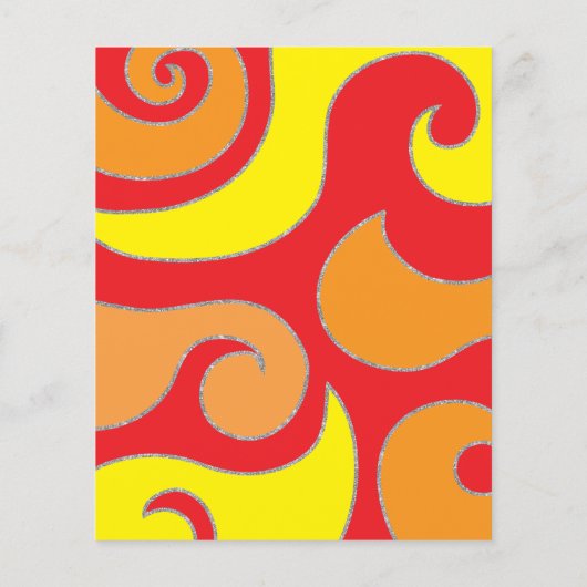 Boîtier Bat mitzvah à barre BM/Swirl de la carte d (Dos)