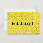 Boîtier Bat mitzvah Barre Cartes RSVP Jeu sur (Dos)