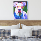 Boîtier blanc sur toile enveloppée (Insitu(Chambre))