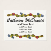 Boîtier cadeau tricot / Carte d'artisanat (Dos)