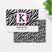 Boîtier cadeau Zebra monogram (#GIFT002) (Bureau)