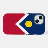 Boîtier Case-Mate Apple iPhone 15 avec drapeau de (Verso Horizontal)