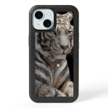 Boîtier Crystal Tiger Design pour Apple iPhone 15