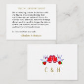 Boîtier de message de virus Corona avec invitation (Devant / Derrière)